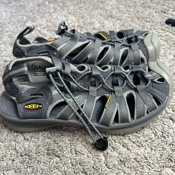 Keen Trail Hiking Sandals 6.5 Adjustable Gray waterproof outdoor lightweight - Picture 5 of 9